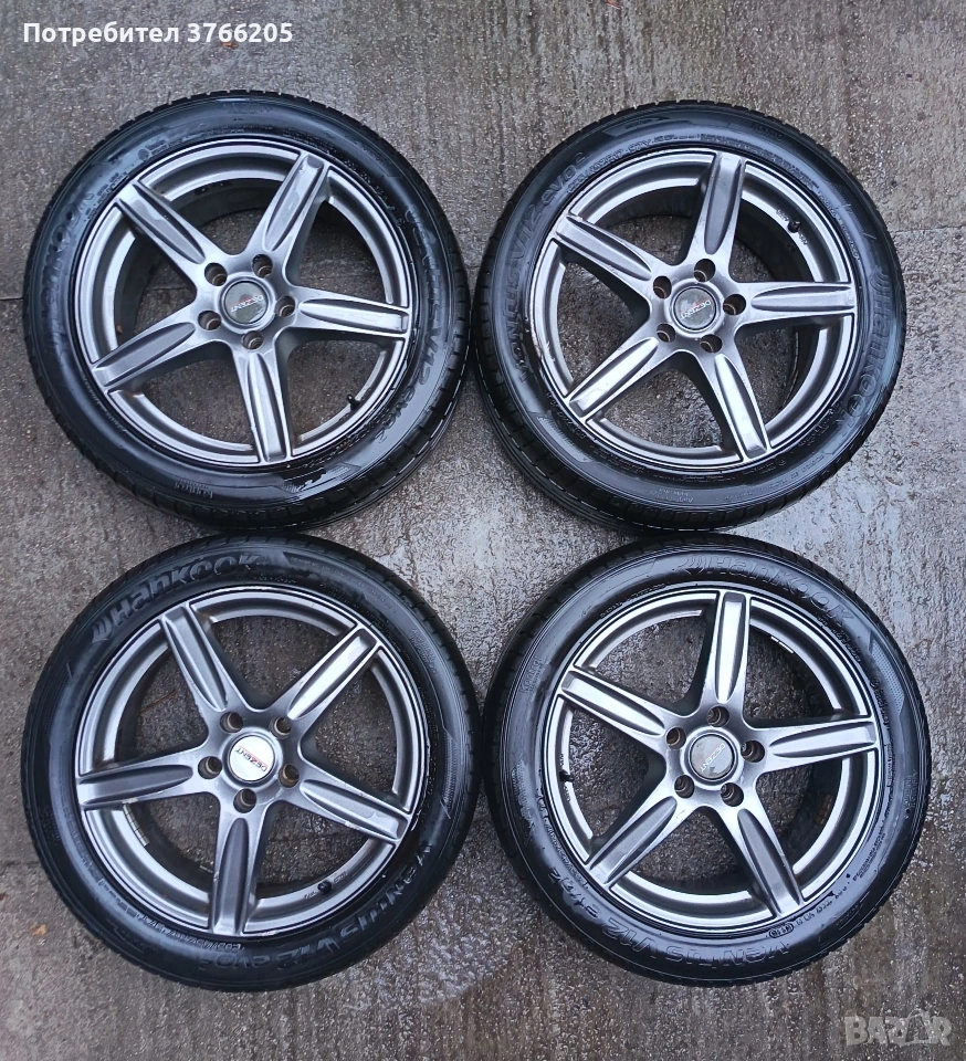 17ки джанти 5x112 Dezent с летни гуми, снимка 1