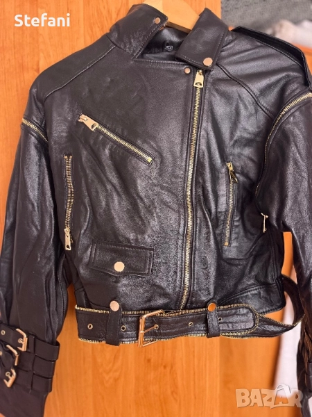 Дамско кожено яке, снимка 1