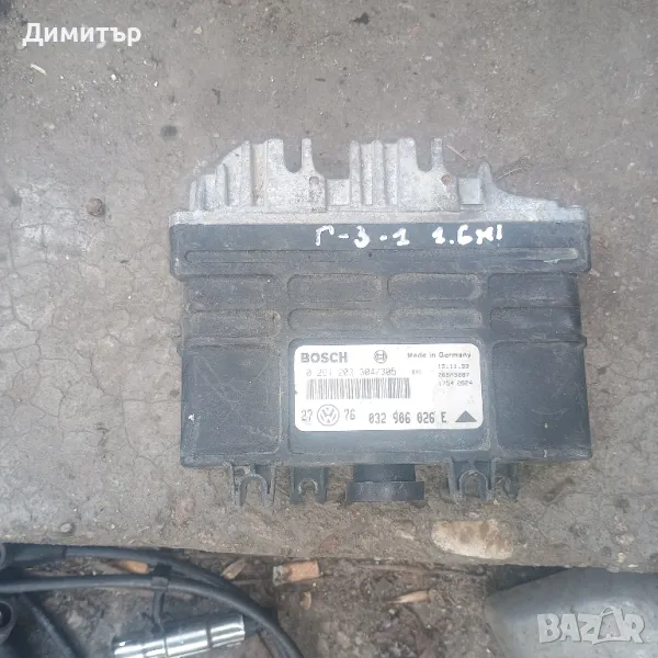 Компютър ECU За Фолксваген Голф 3 1.6Моно / VW Golf 3 1.6Mi, снимка 1