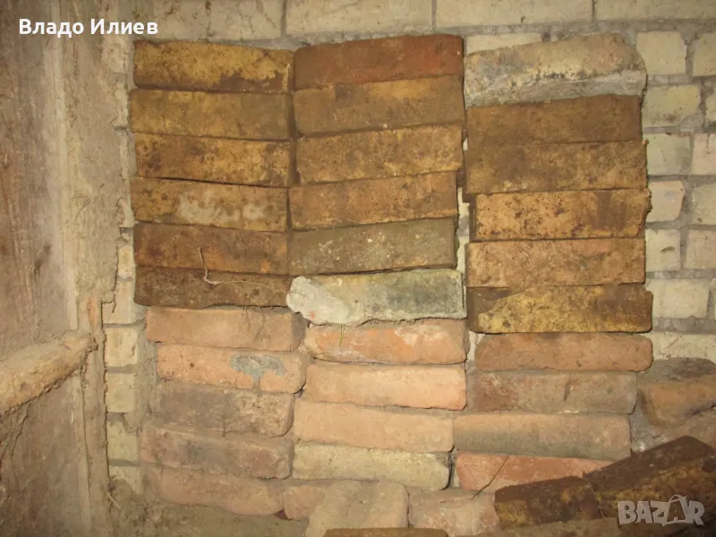 Тухли четворки /само парчета/ и единични /цели и парчета/употребявани , снимка 1