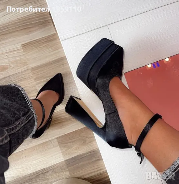 дамски обувки сатен , снимка 1