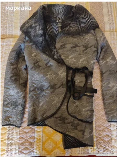 асиметрично палто-тънко подходящо за пролет/есен, снимка 1