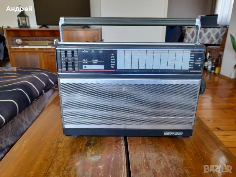 Старо радио,радиоприемник ВЕФ,VEF 221 #2, снимка 1