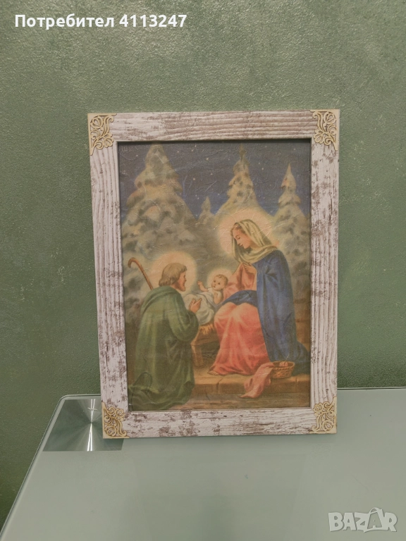 Икона декупаж , снимка 1