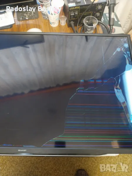 Sharp LC-40CFE6351K със счупен екран.!, снимка 1