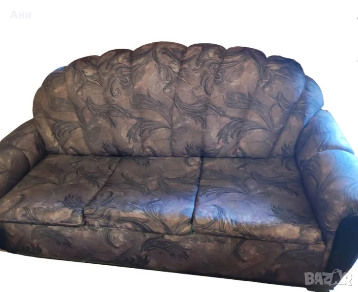 Диван тройка с функция сън /разтегателен/, снимка 1