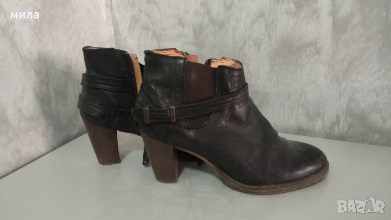 Естествена кожа боти 39 номер, снимка 1