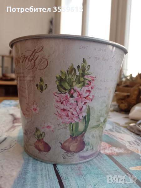 ретро метална кофичка от Италия, снимка 1