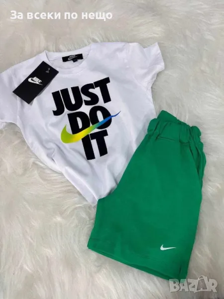 Nike Just Do It Детски Къс Летен Комплект Найк Джъст Ду Ит - Размери: 5-6г Код B279, снимка 1