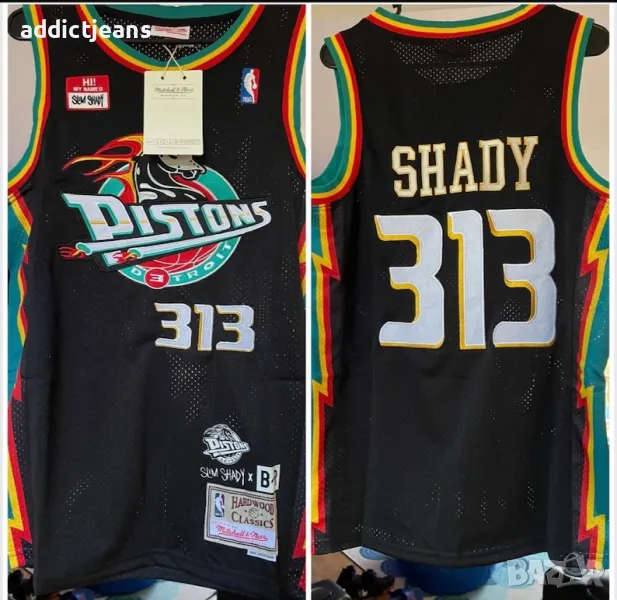 Мъжки потник Mitchell&Ness Eminem 1990’s Detroit Pistons Shady размер XXL, снимка 1