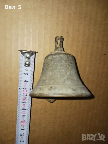 Стара бронзова камбанка , звънец , тюмбелек, снимка 1