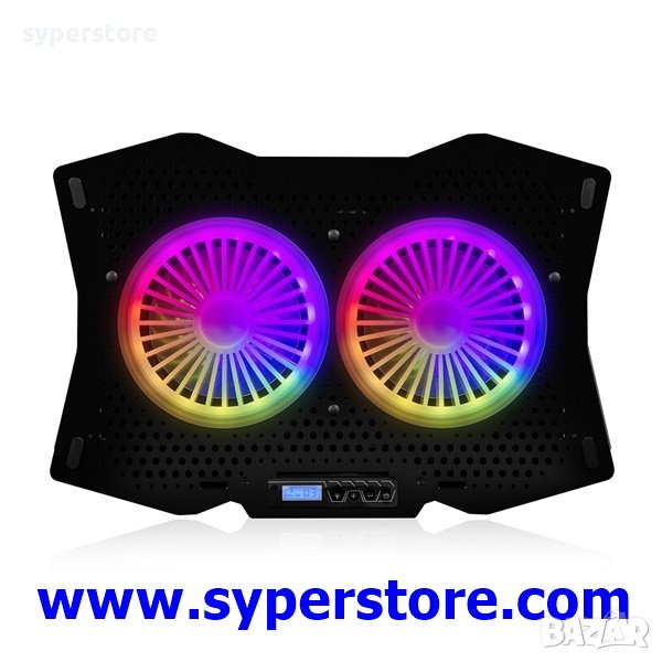 Поставка за лаптоп, Notebook Cooler Modecom Silent Fan MC-CF18 RGB, SS300367, снимка 1