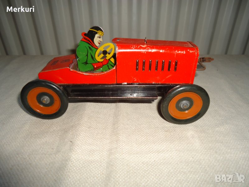 Стара много рядка ламаринена количка Hess Mobil 1050 JLH, снимка 1