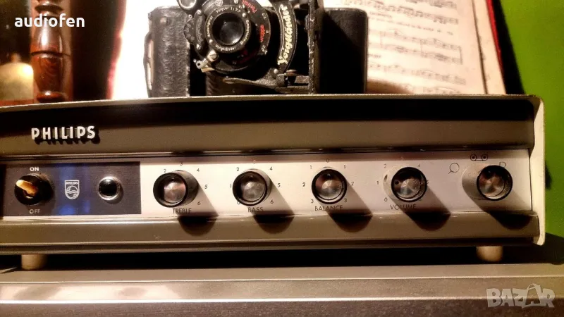 Philips AG9018 Лампов Усилвател – Уникален Кадифен Звук, снимка 1