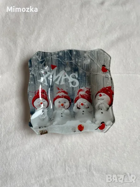 Две Нови Коледни чинии общо за 5 лв.!, снимка 1