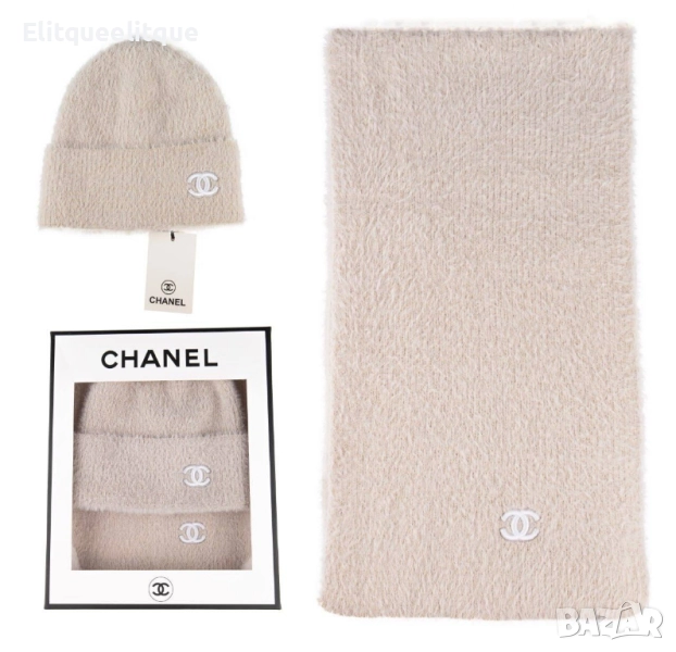 зимен шал и шапка calvin klein chanel , снимка 1
