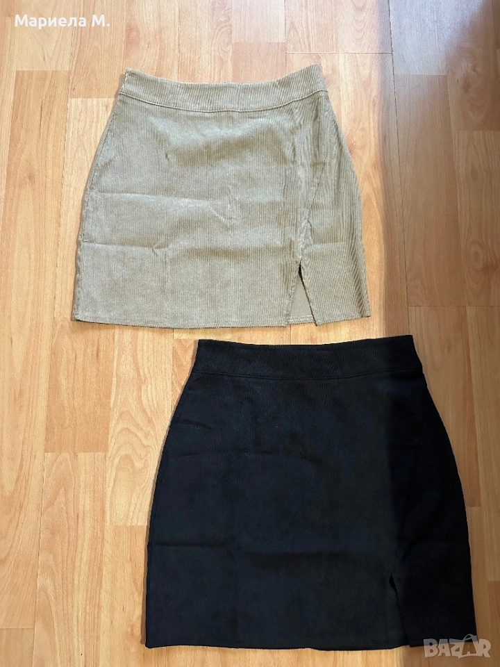 Кадифени поли, S, като нови, снимка 1