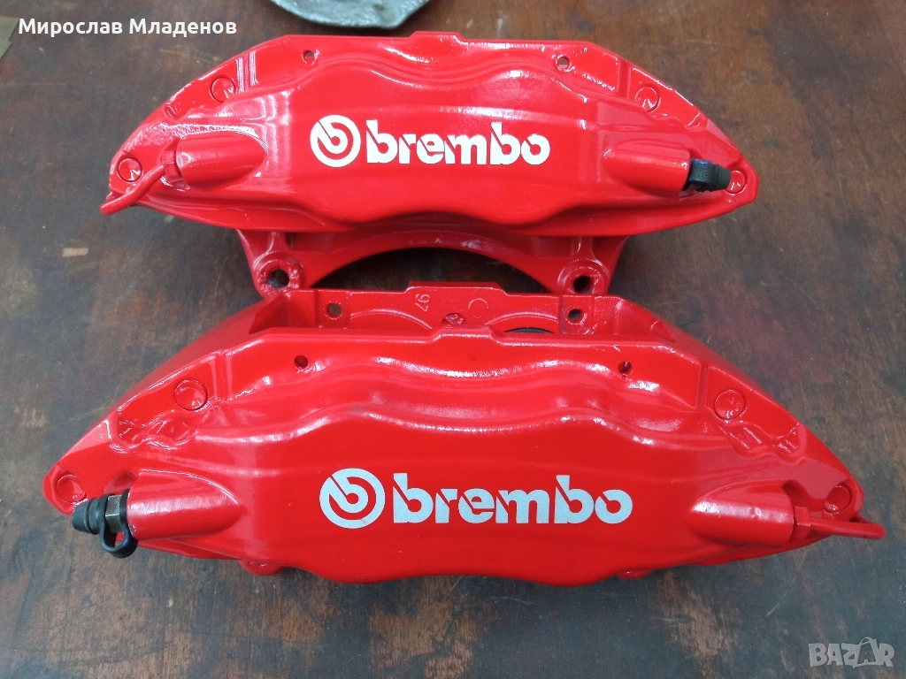 Предни спирачни апарати BREMBO Mitsubishi Lancer Evolution 4-9, снимка 1
