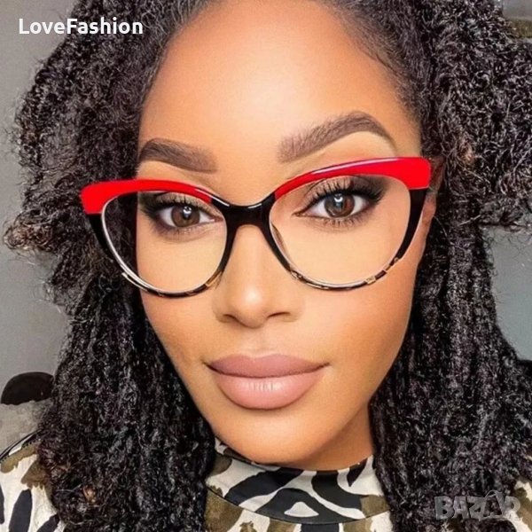 Рамки за очила в червено и черно , снимка 1