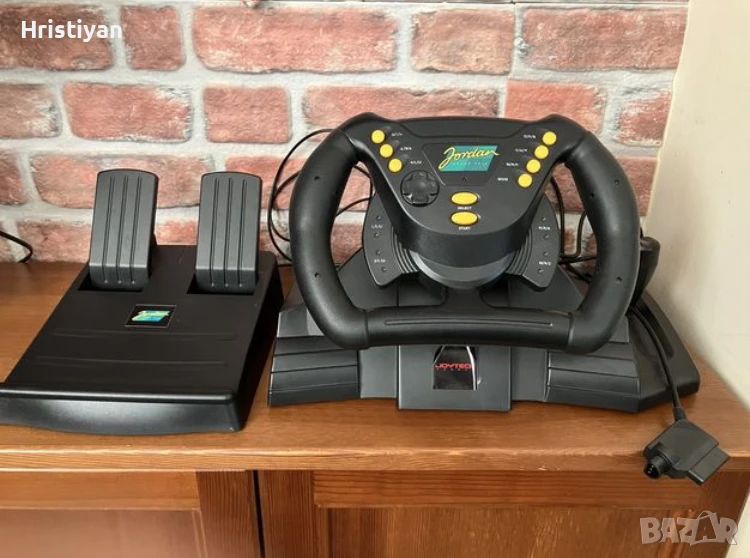 PS1 & N64 волан и педали 2в1 Joytec, снимка 1