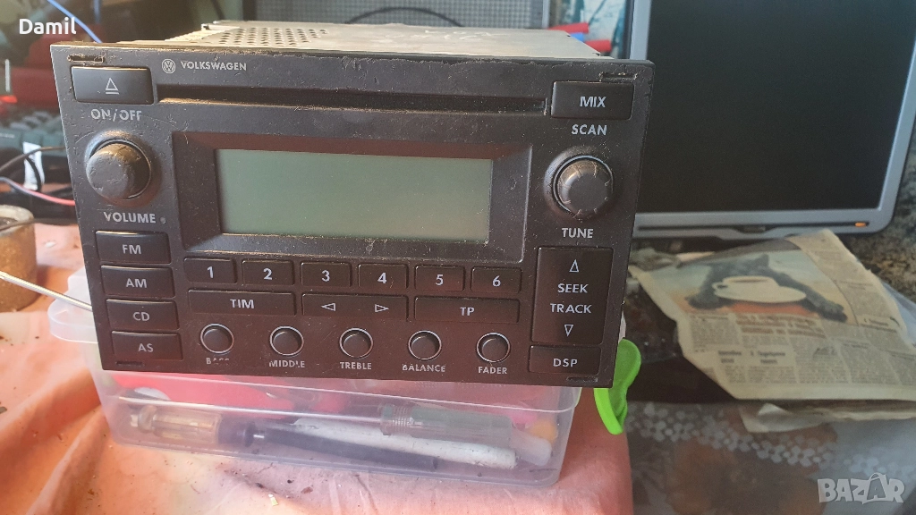 плеър,CD vw  (passat b5.5,golf 4 след 2002, шаран Поло ), снимка 1