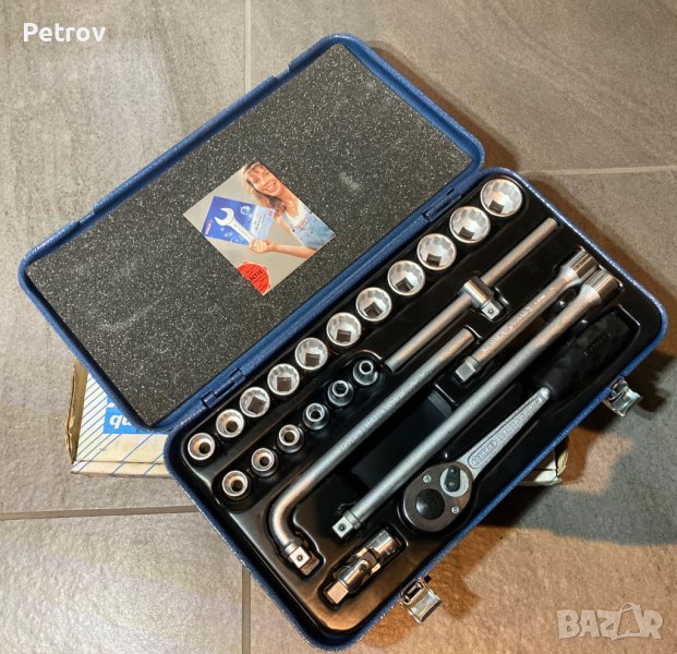 GEDORE D30 HMU-10 - MADE IN GERMANY - 3/8" ЧИСТО НОВА PROFI ORIGINAL GEDORE !! Вложки 6 - 22 mm !!! , снимка 1