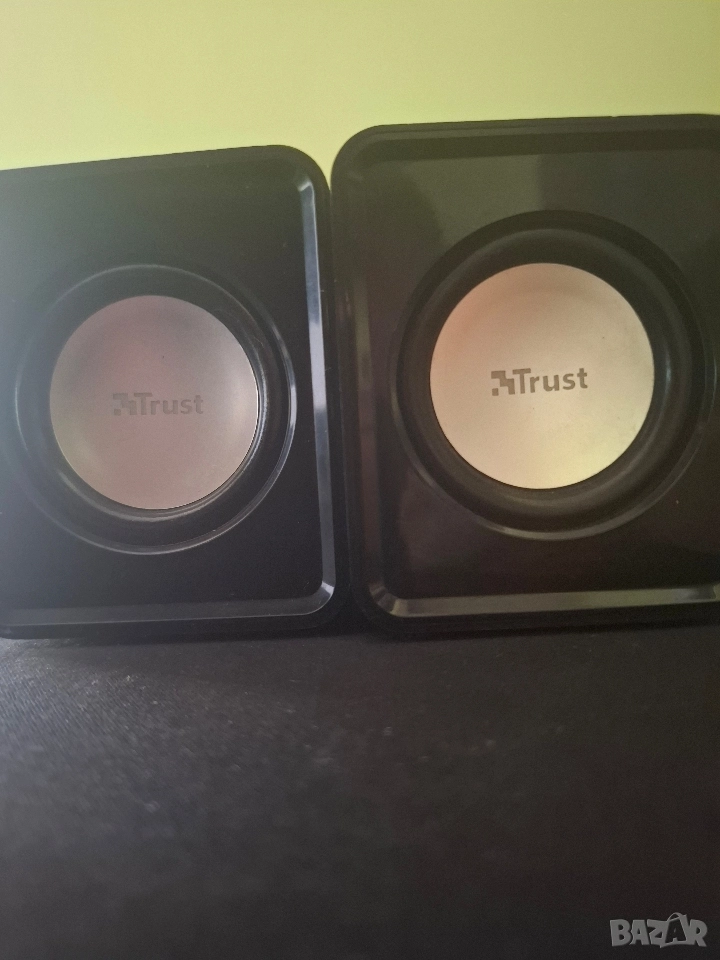 Тонколони TRUST Leto Speaker Set, 2.0, 3W, USB, черни, снимка 1