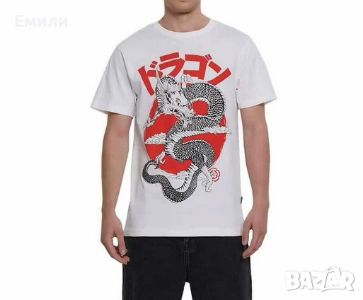 Cropp нова мъжка тениска с принт китайски дракон р-р M, снимка 1