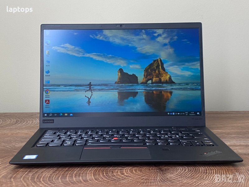 Лаптоп LENOVO ThinkPad X1 Carbon (6th Gen) - I7-8550U /16GB /512GB NVME/14 2K /HDMI/Камера, снимка 1