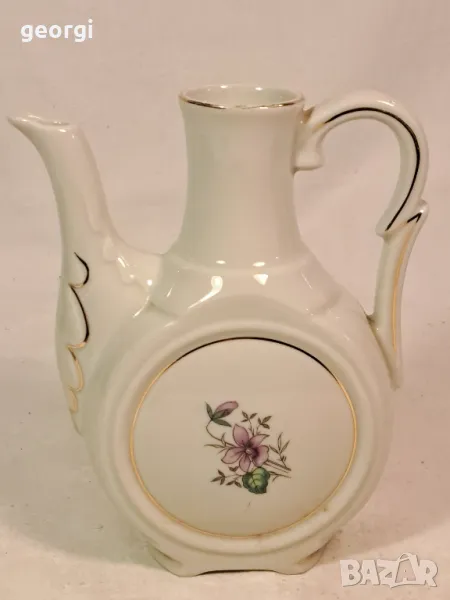 българска порцеланова каничка Китка Разград 22/5, снимка 1