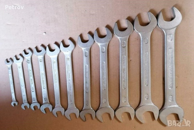 RAHSOL No.5 Germany (GEDORE) - 11 броя PROFI гаечни ключове: 6 - 28 mm !! ORIGINAL RAHSOL GERMANY !!, снимка 1