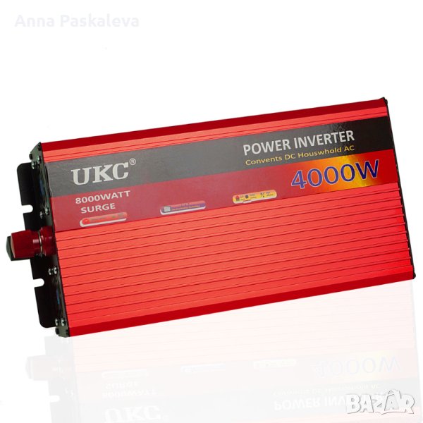 Инвертор 12V-220V 4000w/24 V-220V 4000w, снимка 1