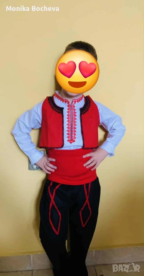 Мега промо-детска народна носия за момче по случай Сурваки-цени започващи от 49лв., снимка 1