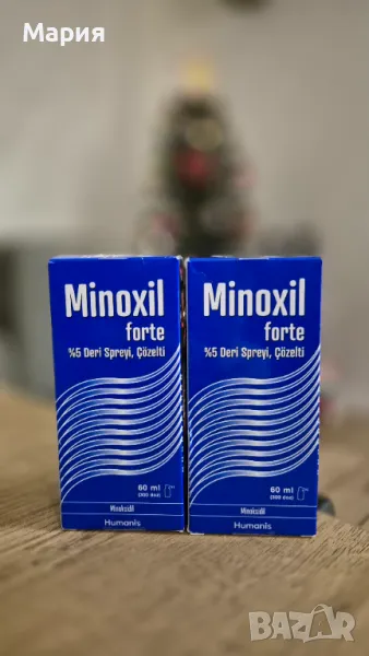 Minoxil Форте %5 спрей - алопеция 60мл, снимка 1