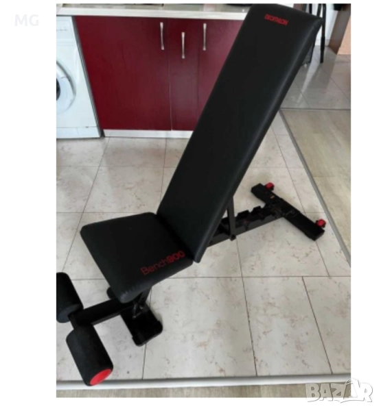 Професионална лежанка за дъмбели и коремни преси, снимка 1
