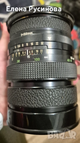 Продавам обектив Rollei f=150mm, снимка 2 - Обективи и филтри - 53817674