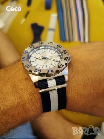 Силиконова каишка за часовник Seiko, също и каишки от плат и метална , снимка 3 - Каишки за часовници - 41819725