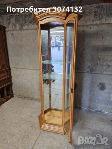 Кристалиера в стил Рустик, снимка 3 - Секции и витрини - 52817296