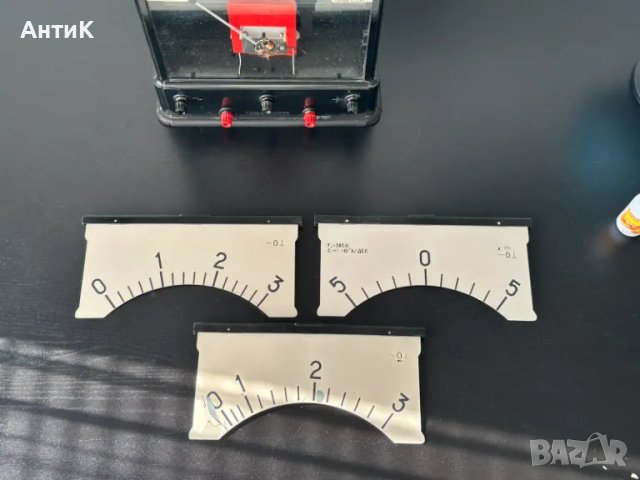 Соц Учебен Амперметър Волтметър СССР 1968 год, снимка 10 - Антикварни и старинни предмети - 49990969