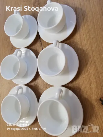 Сервиз Чаши за Кафе / Порцелан , снимка 10 - Чаши - 48744504