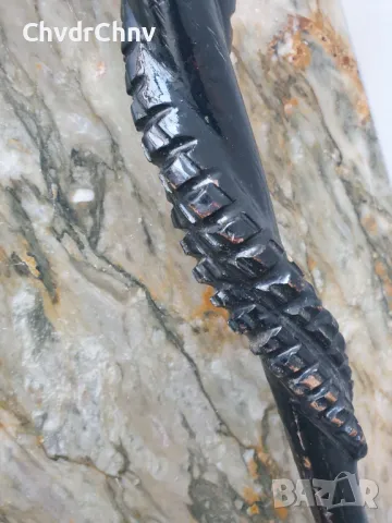 Стар антикварен дървен бастун/змия-кобра/ръчна дърворезба 92см, снимка 7 - Антикварни и старинни предмети - 48853076