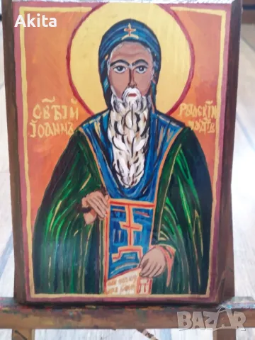 Икона на св.Иван Рилски, снимка 4 - Икони - 36986082