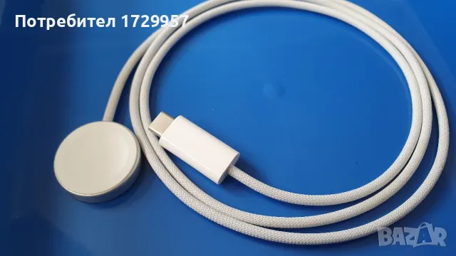 ОРИГИНАЛНО ЗАРЯДНО за часовник Apple Watch Ultra Charger Cable USB-C 1m EMC 3975 A2515 MLWJ3ZM/A, снимка 2 - Друга електроника - 49619013