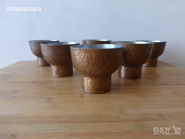 Меден сервиз за вино МНХЗ 1970 г, снимка 8 - Сервизи - 41602874