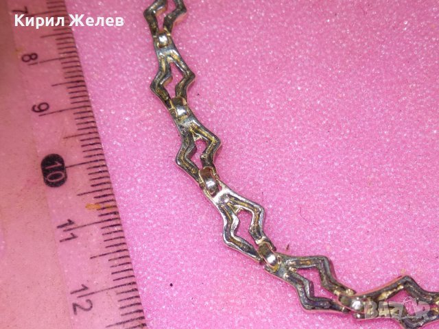 АРТИСТИЧНА СРЕБЪРНА ГРИВНА СРЕБО 925 МАЙСТОРСКА РЪЧНА ИЗРАБОТКА ВИНТИДЖ ПЛЕТКА 41893, снимка 7 - Гривни - 44316884