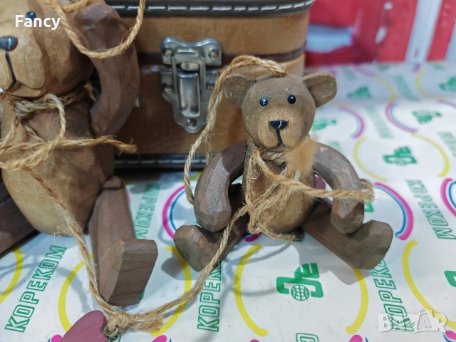 Ръчно изработени дървени мечета, снимка 9 - Антикварни и старинни предмети - 52481462