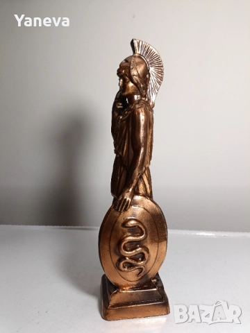 Метална статуетка на Атина Партенос, богинята на мъдростта и войната , снимка 3 - Статуетки - 52665514