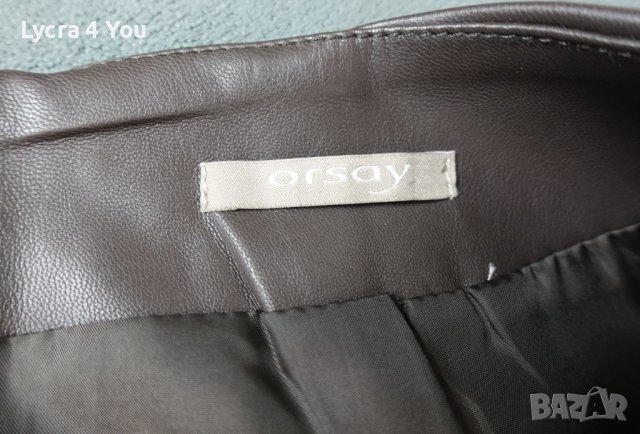 Orsay (EUR 36) M/L кожена пола, снимка 4 - Поли - 44446251