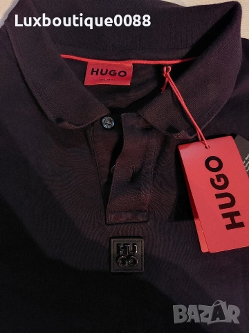 Нова с етикет тениска с яка Hugo Boss XXL, снимка 4 - Тениски - 53293795