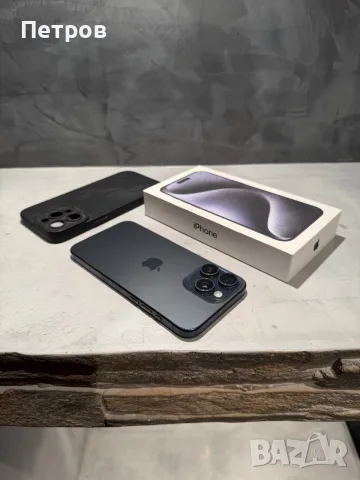 КАТО ЧИСТО НОВ Iphone 15 Pro Max Blue + подарък